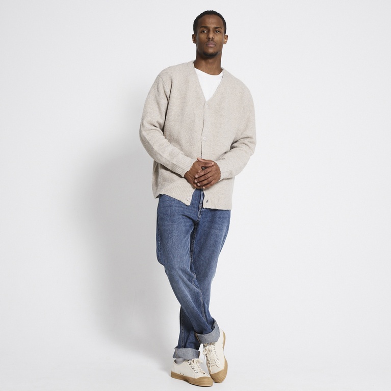 Knit cardigan "David" Light Beige